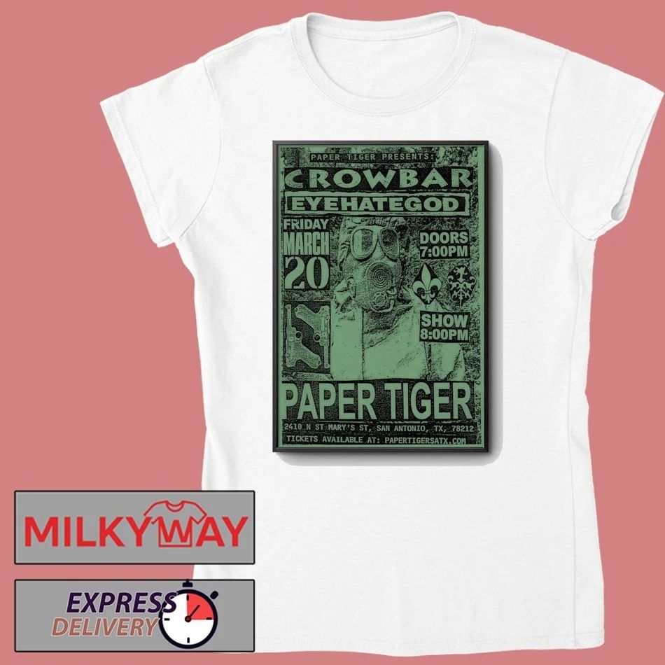 Crowbar Event San Antonio TX On Mar 20 2026 Poster shirt