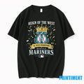 Seattle Mariners Reign Of The West 2025 Al Champions Tshirts Sweater