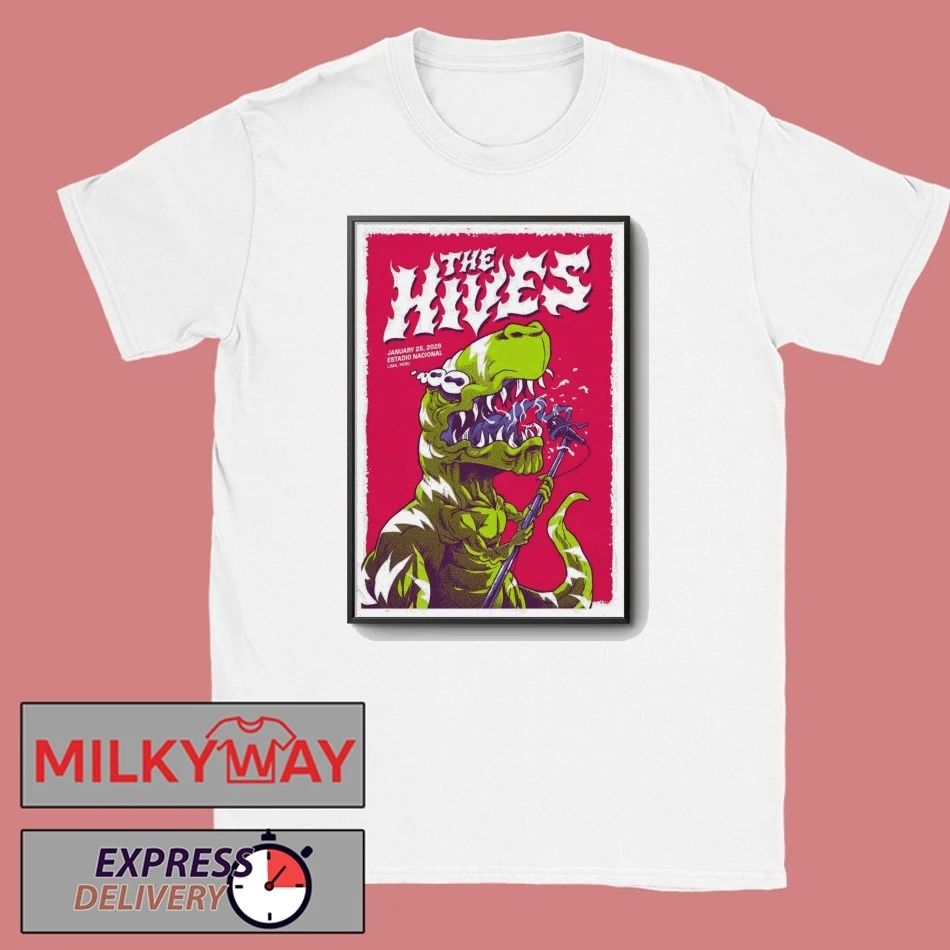 The Hives Estadio Nacional Lima Peru Jan 25 2026 Poster shirt