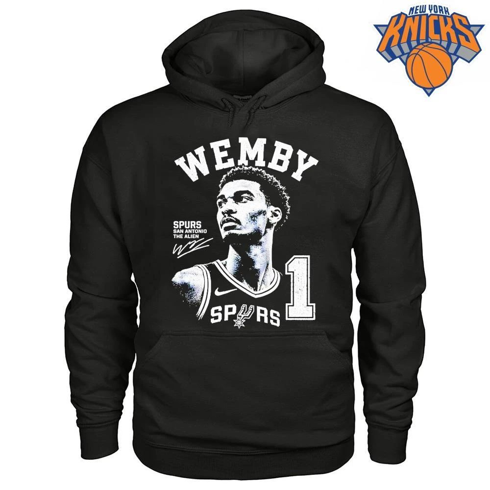 Wemby Victor Wembanyama San Antonio Spurs Basketball Nba Spurs San Antonio The Alien 2026 Signature Shirt