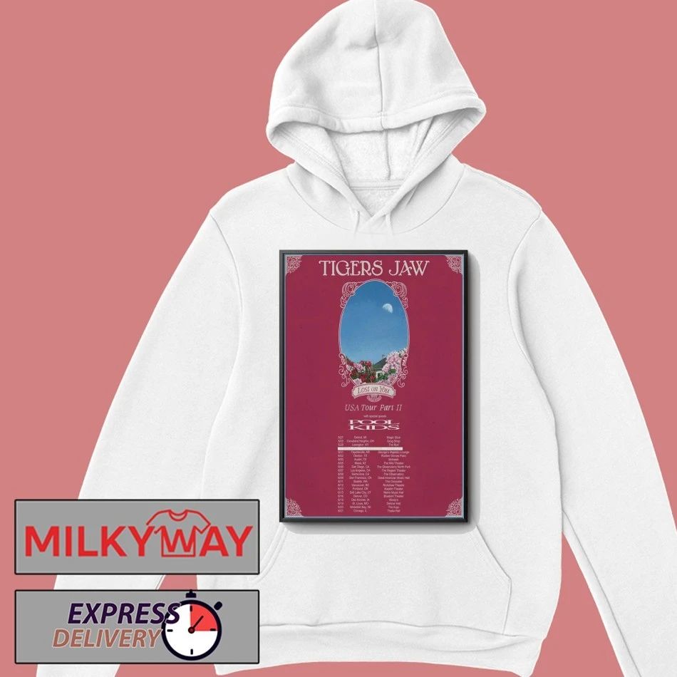 Tigers Jaw With Pool Kids USA Tour 2026 Poster shirt