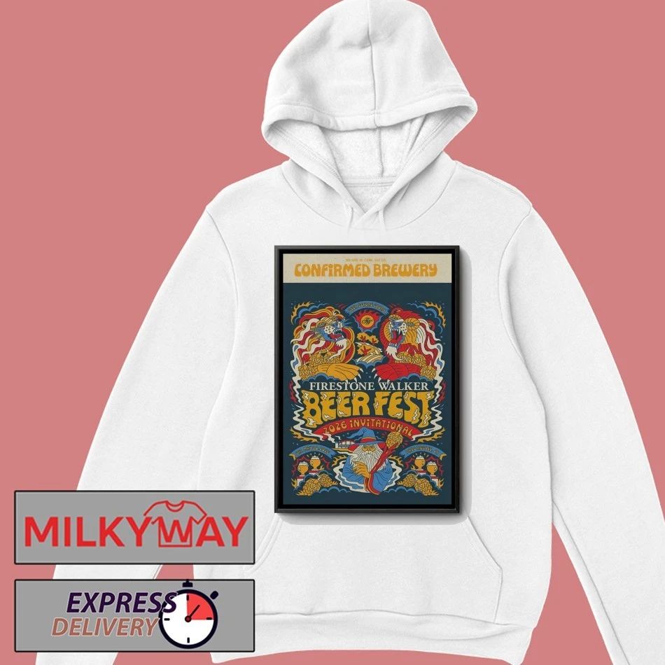 Firestone Walker Beer Fest May 30 2026 Paso Robles, CA Poster shirt
