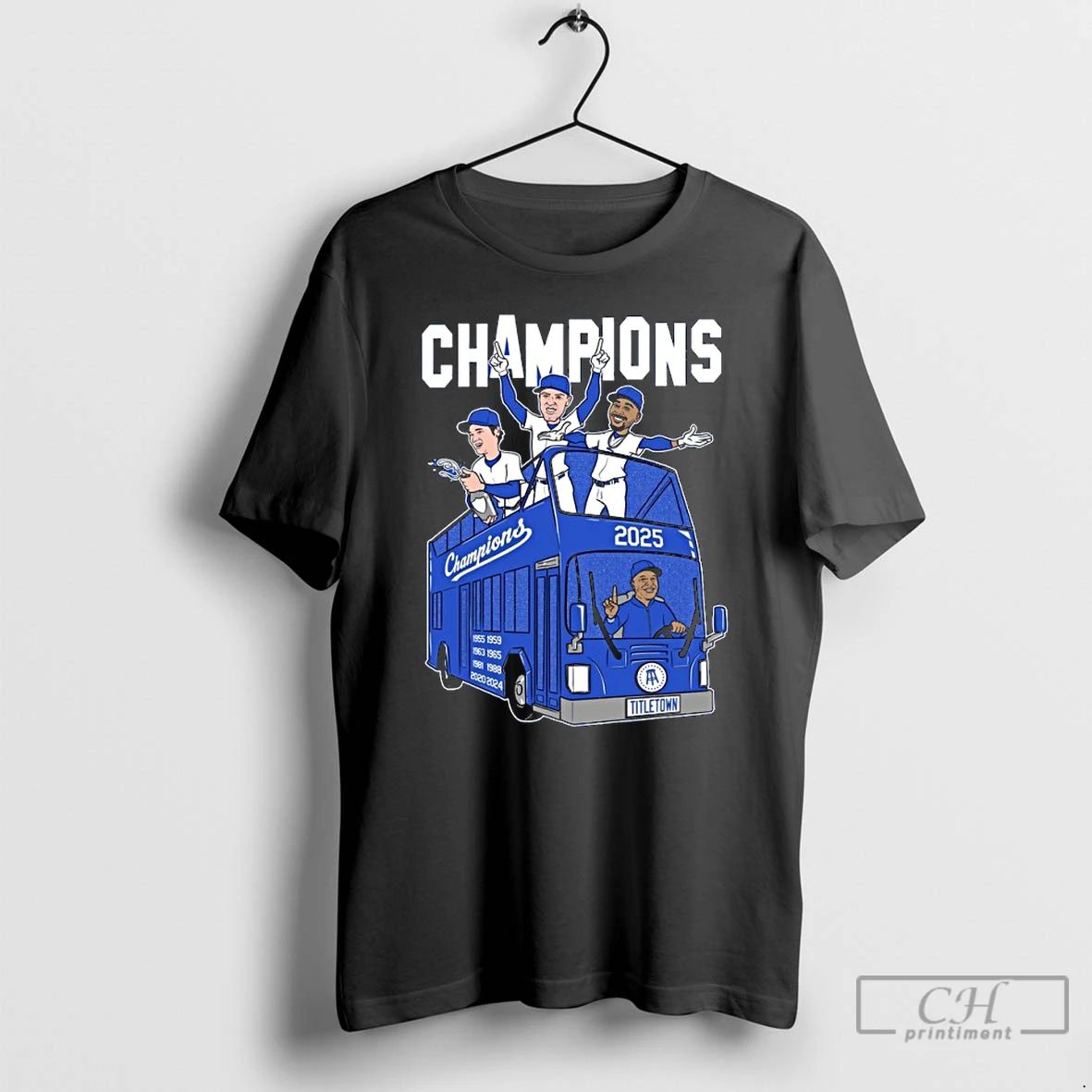 Premium La Dodgers 2025 World Champions Titletown T Shirts