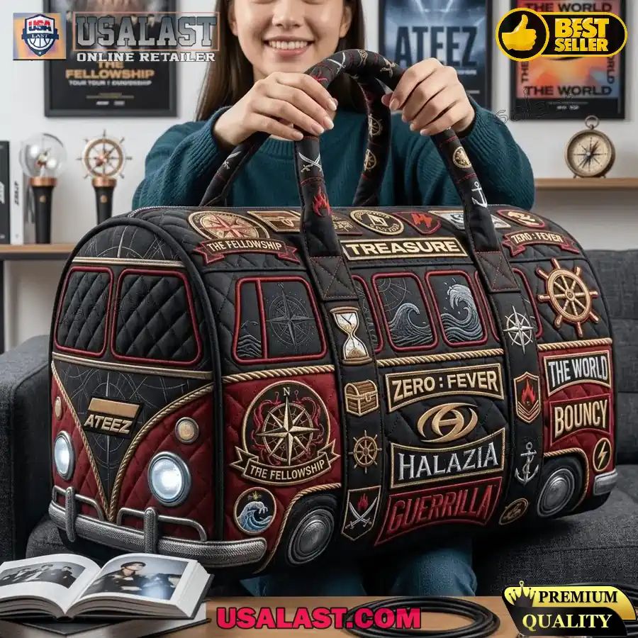 Ateez Premium Travel Duffle Bag