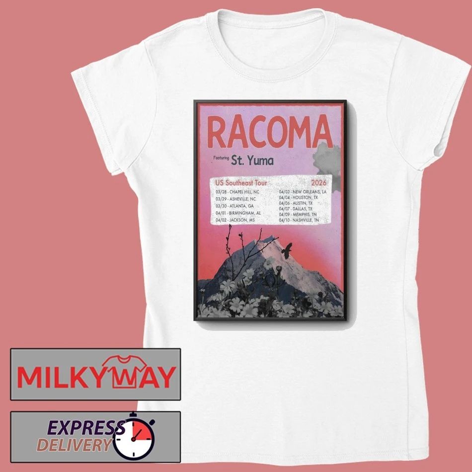 Racoma Ft ST. Yuma US Southeast 2026 Shows Poster shirt
