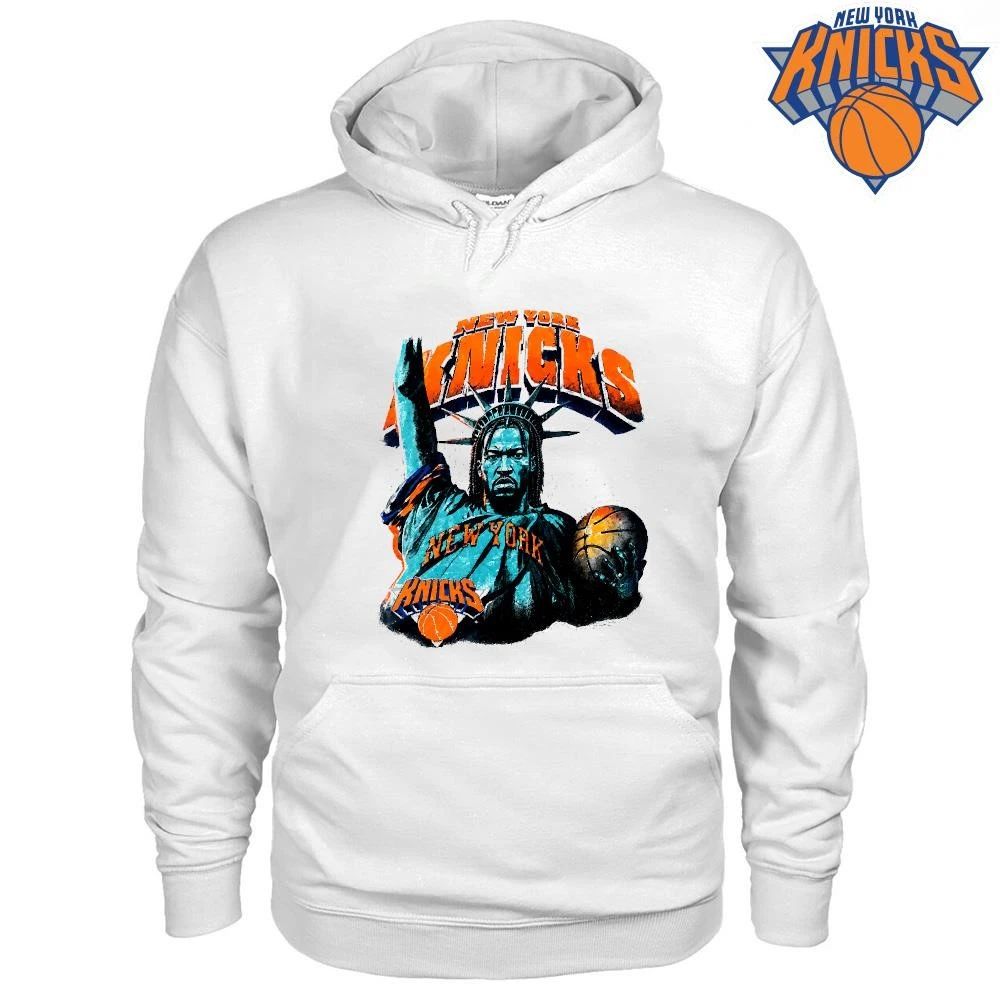 Jalen Brunson Statue of Liberty New York Knicks Basketball Graphic Shirt