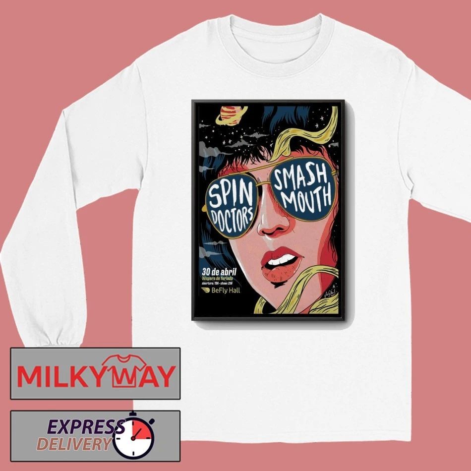 Spin Doctors With Smash Mouth In Belo Horizonte Brazil On Apr 30 2026 Poster shirt