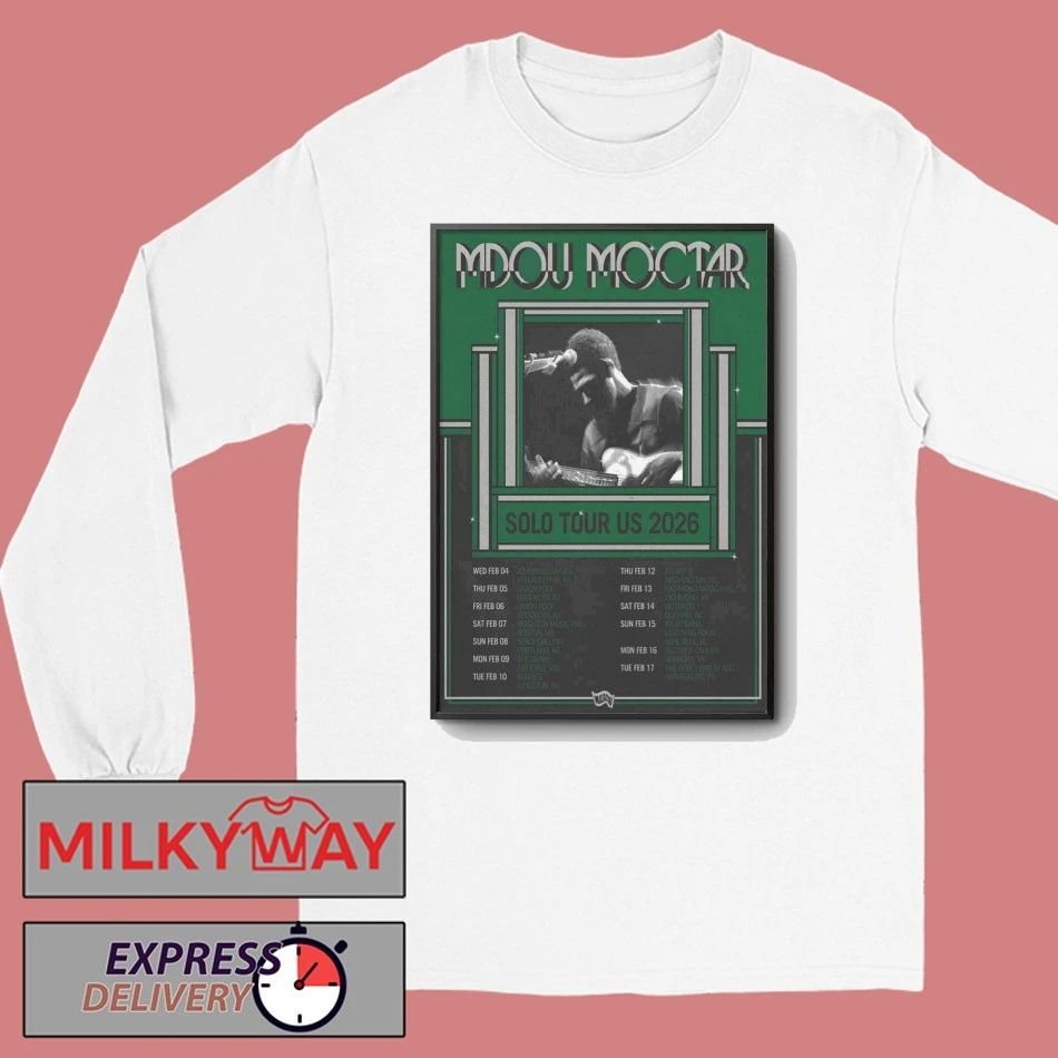 Mdou Moctar 2026 Solo Tour US Poster shirt