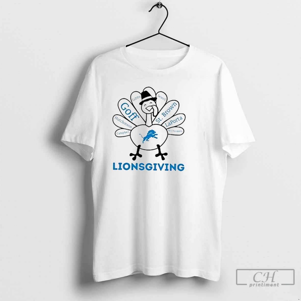 Premium Lionsgiving Detroit Lions X Thanksgiving T Shirts
