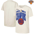 New York Knicks Outerstuff Youth 2026 NBA Finals Champions Bold Teamwork T-Shirt – Natural