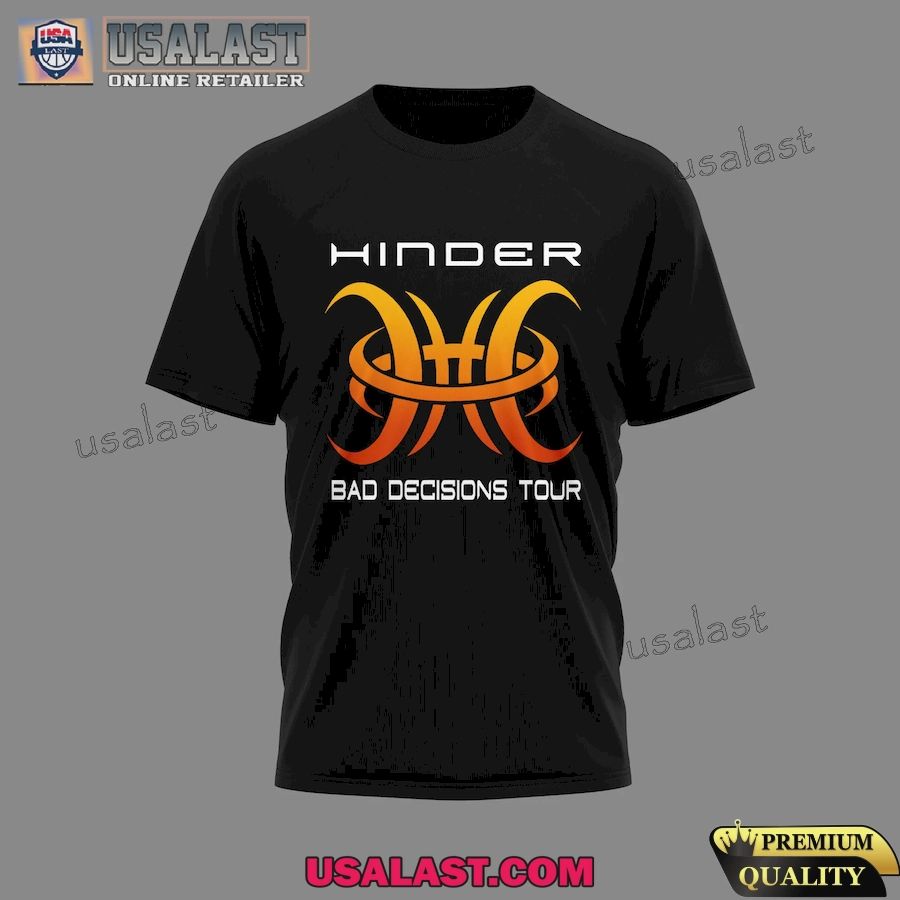 Hinder Bad Decisions Tour 3D Shirt