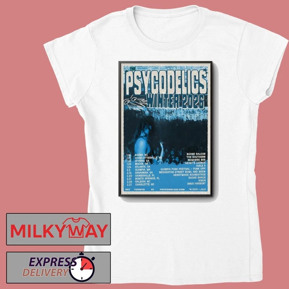 The Psycodelics Winter Tour 2026 Poster shirt