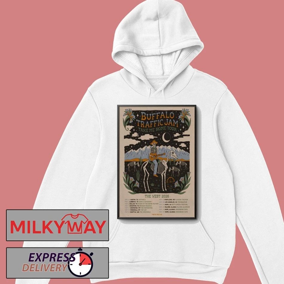 Poster Buffalo Traffic Jam Take Me Home Tour 2026 shirt
