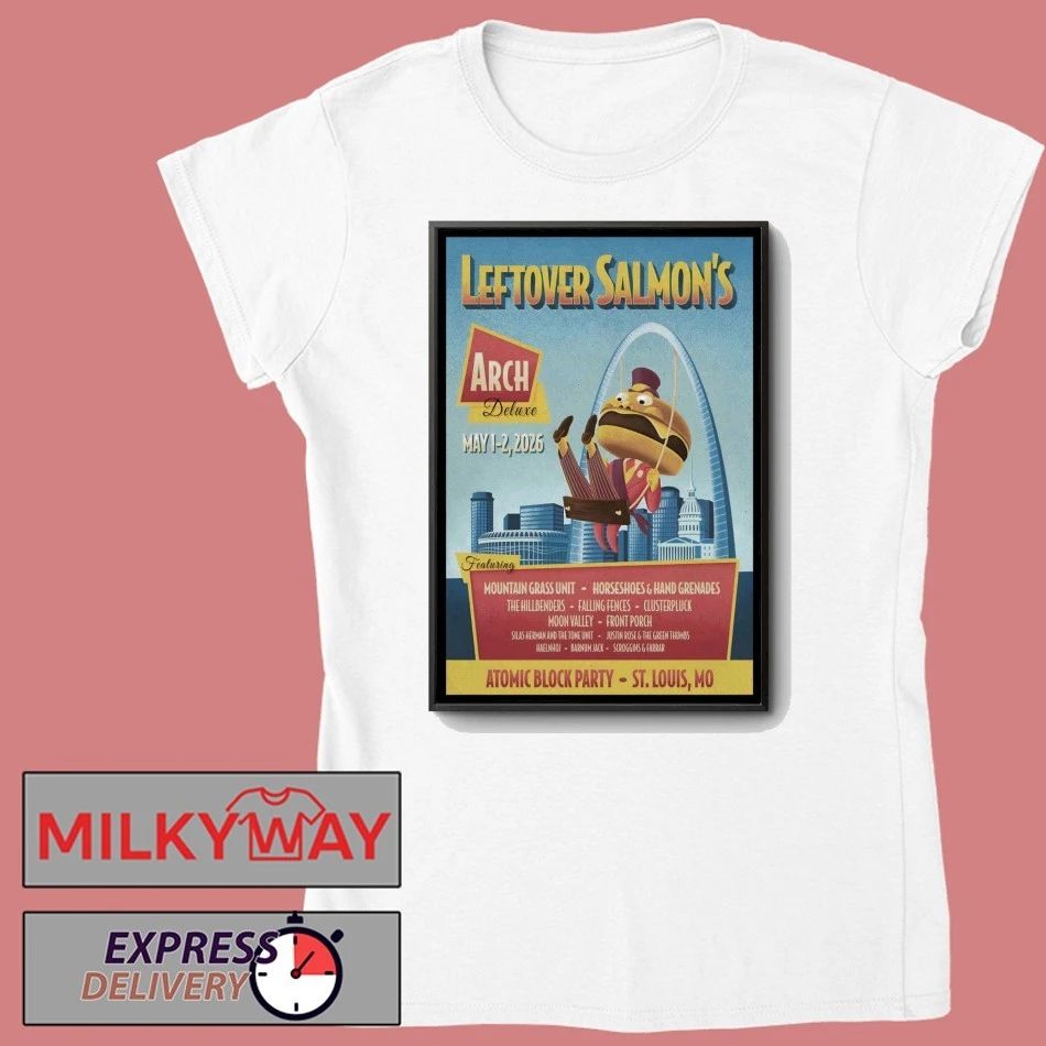 Leftover Salmon St. Louis MO 5 1-5 2 2026 Poster shirt