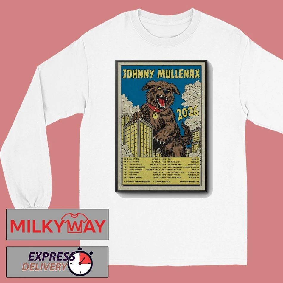Johnny Mullenax On Tour 2026 Poster shirt