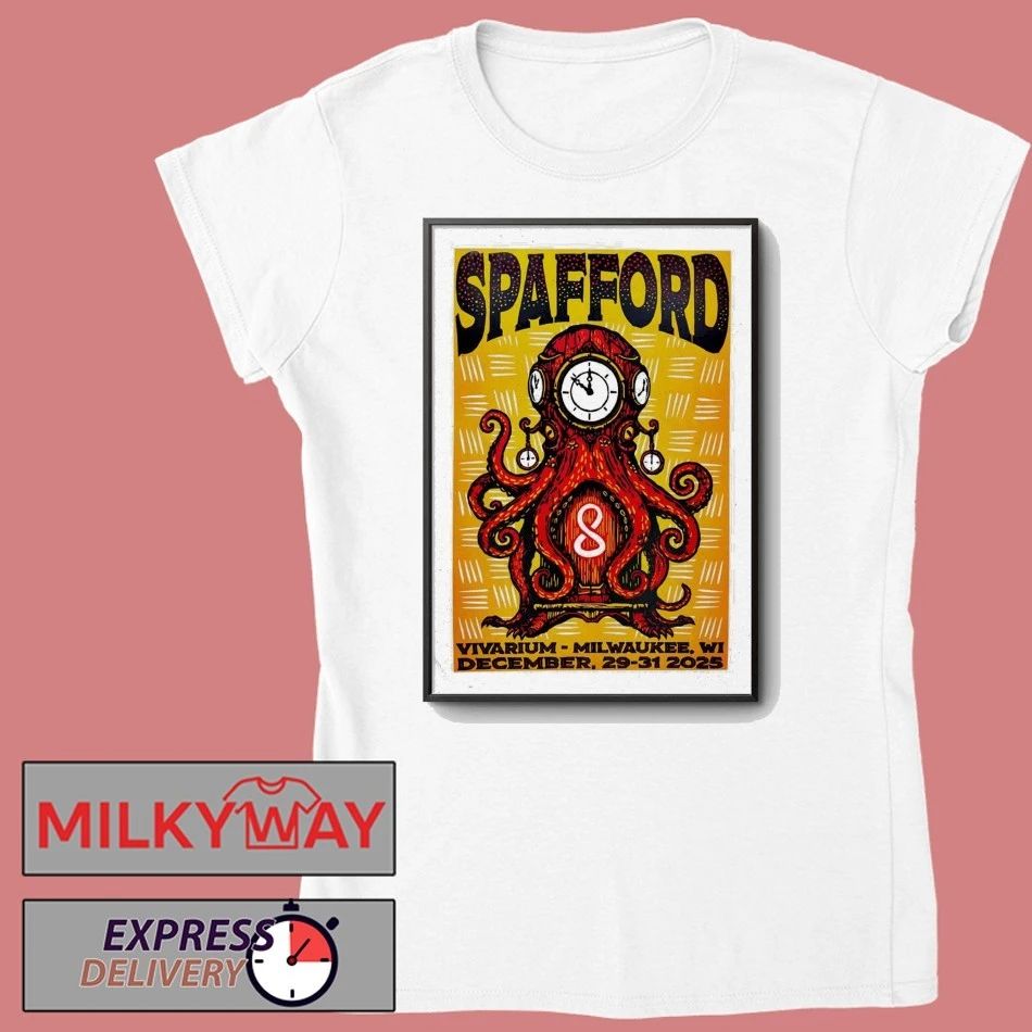 Spafford NYE In Milwaukee WI On Dec 29-31 2025 Poster shirt
