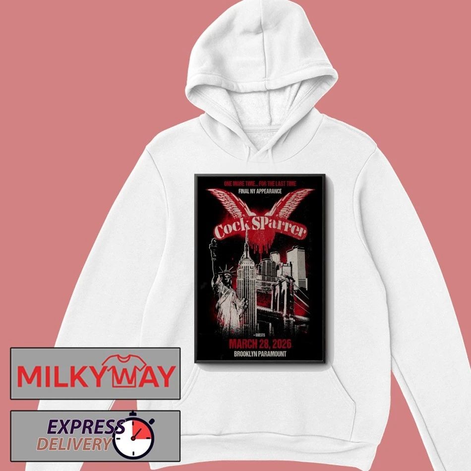 Cock Sparrer Brooklyn Paramount In Brooklyn NY Mar 28 2026 Poster shirt