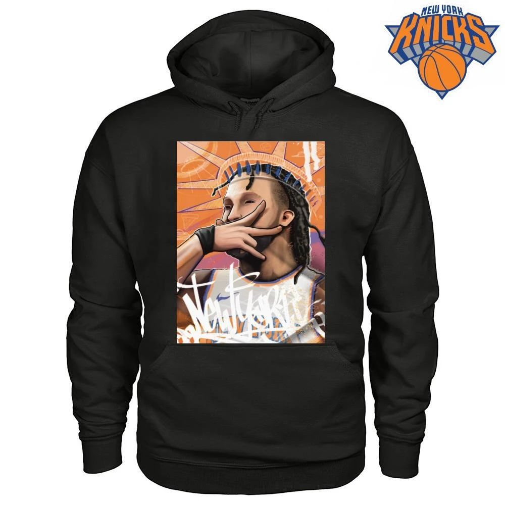 Jalen Brunson New York Basketball Dreadlocks Silence NYC Graffiti Jersey NBA Finals 2026 Shirt