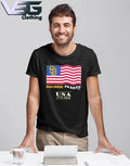 San Diego Padres USA 1776-2026 Patriotic Flag T-Shirt