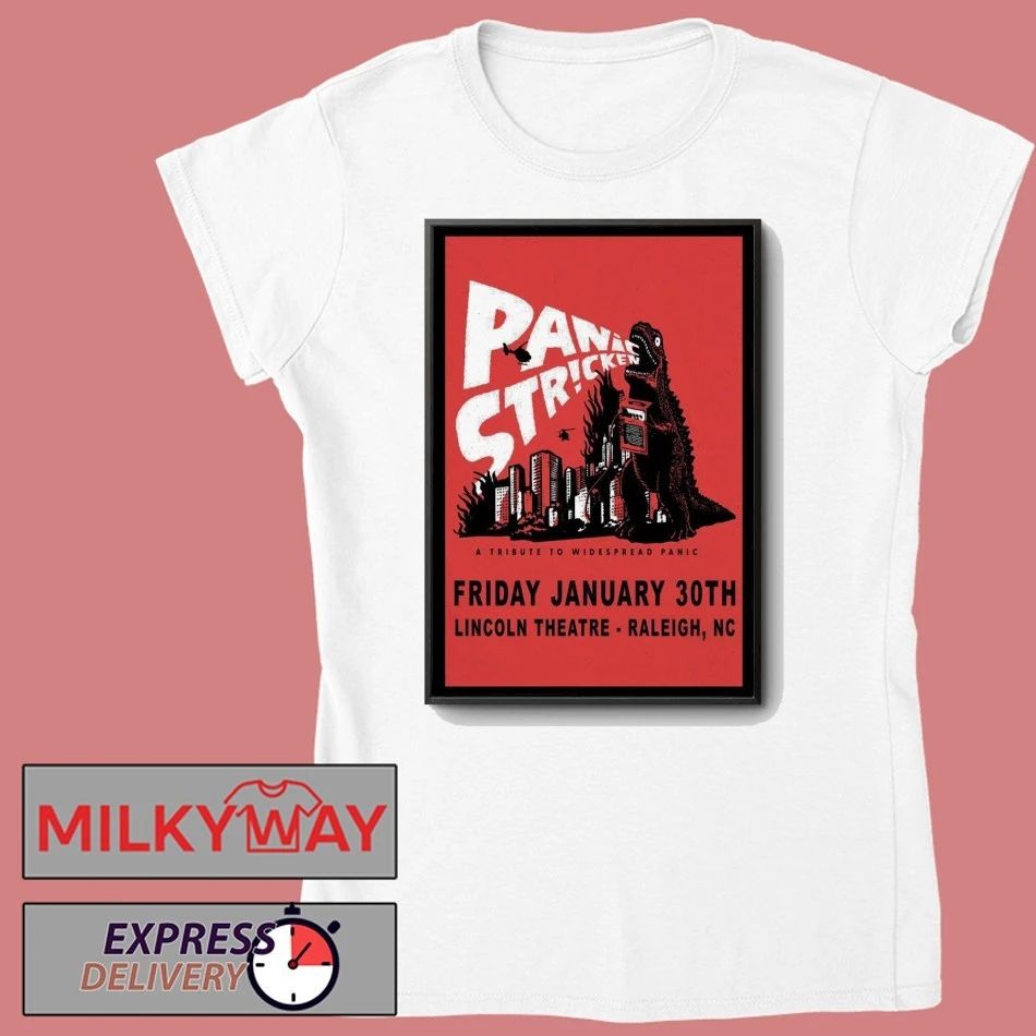 Panic Stricken 1.30.2026 Raleigh NC Poster Shirt