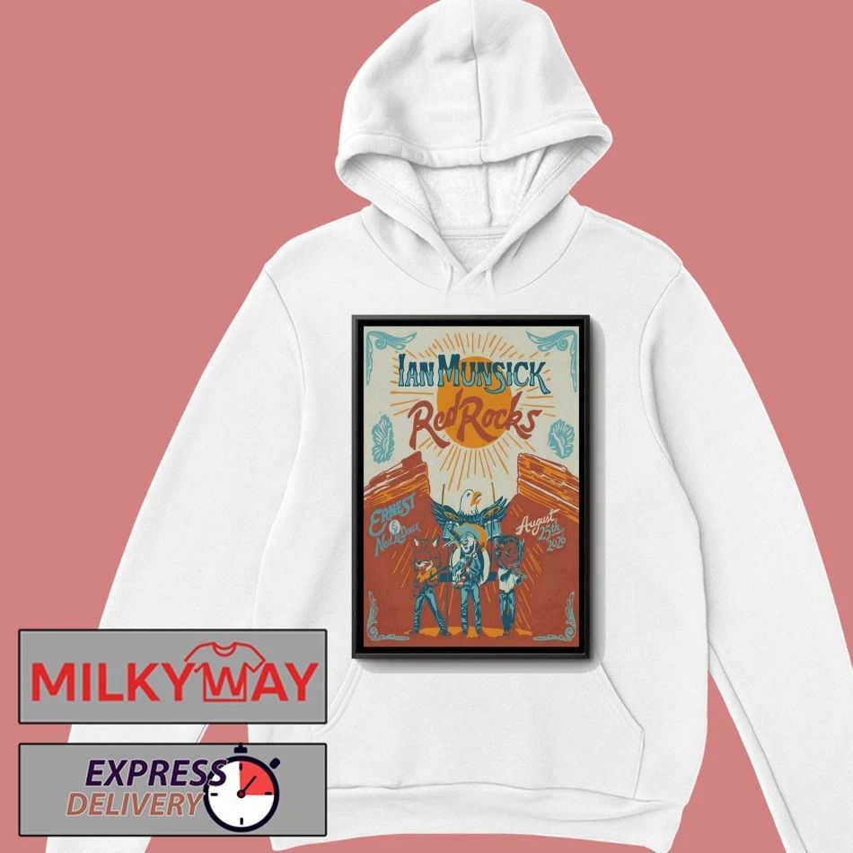 Ian Munsick Red Rocks Amphitheatre 8 25 2026 Poster shirt