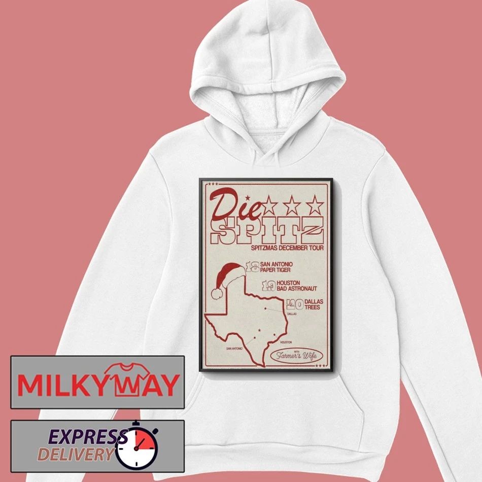 Die Spitz Spitzmas December Tour 2025 Poster shirt