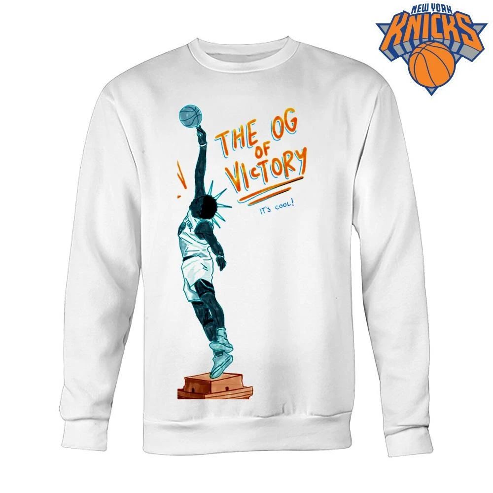 OG Anunoby New York Knicks The OG Of Victory Statue Of Liberty Basketball Art Graphic T Shirt NBA Finals 2026