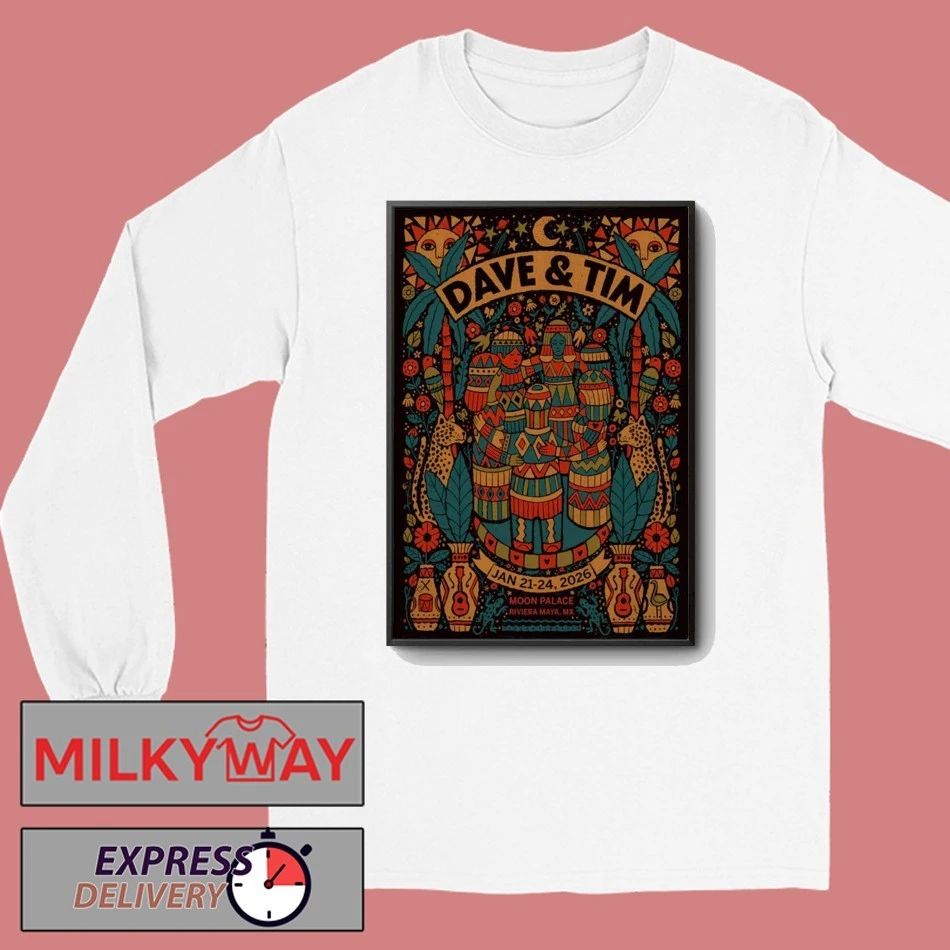 Jan 21-24 2026 Dave Matthews Poster Riviera Maya, MX shirt