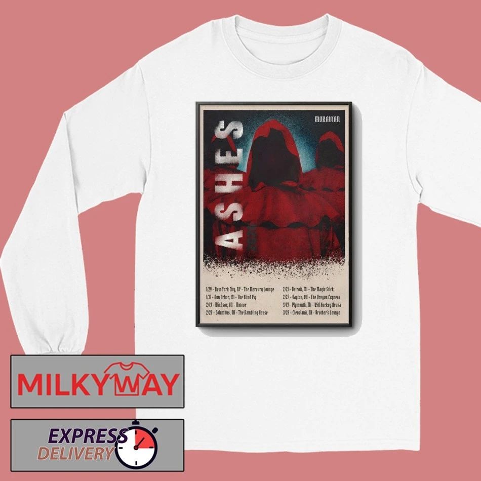Moravian Ashes 2026 Tour Poster shirt