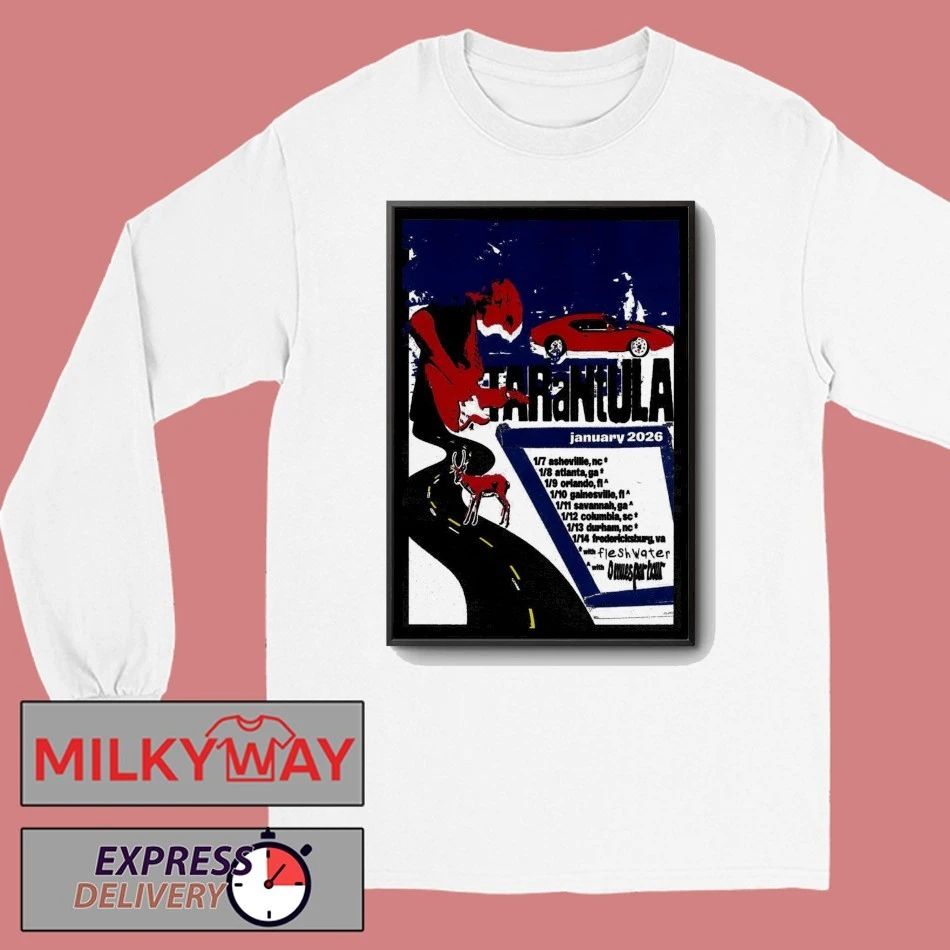 Poster Tarantula Tour Jan 2026 shirt