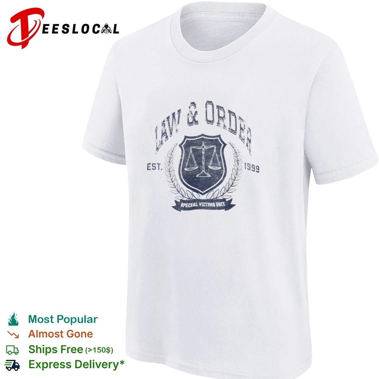 Law and Order Est 1999 Special Victims Unit T-shirt