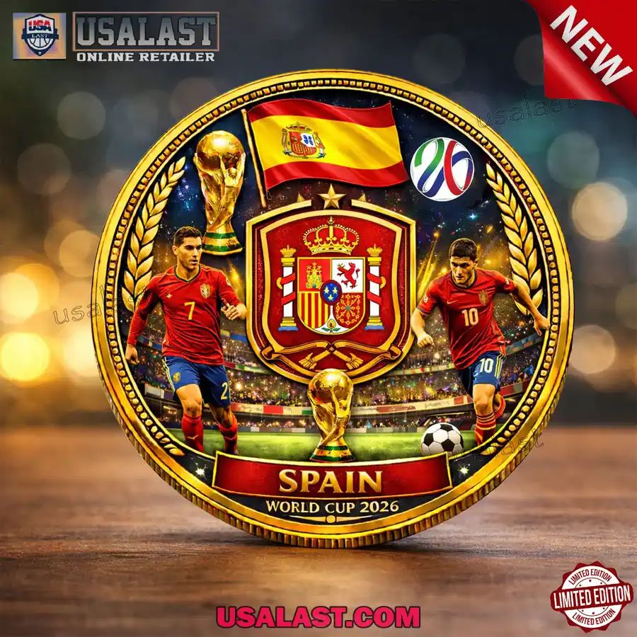 Spain Team World Cup 2026 Commemorative Coin