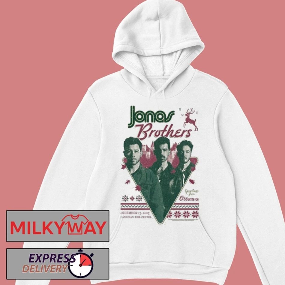 Jonas Brothers Dec 15 2025 Ottawa White Shirt