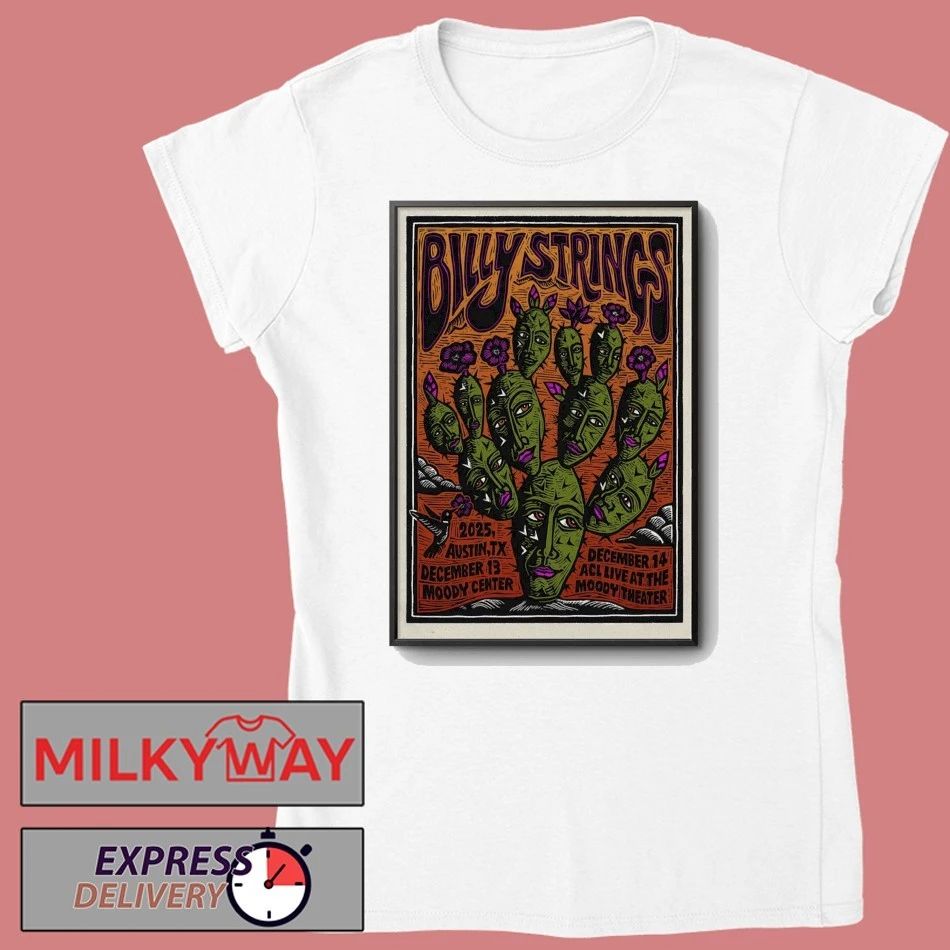 Billy Strings December 13 2025 Moody Center Austin TX Poster shirt