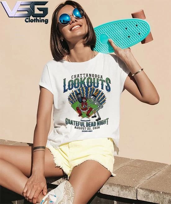 Chattanooga Lookouts Grateful Dead Night 2026 T-Shirt