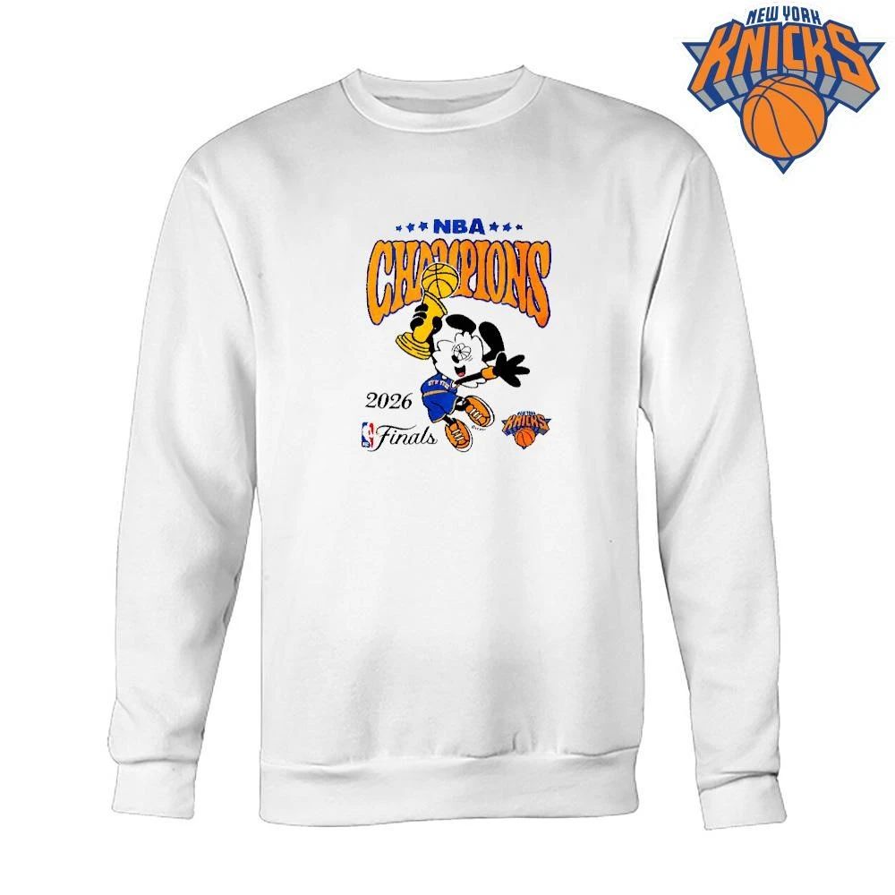 New York Knicks Champions NBA 2026 Verdy Complex Basketball Shirt
