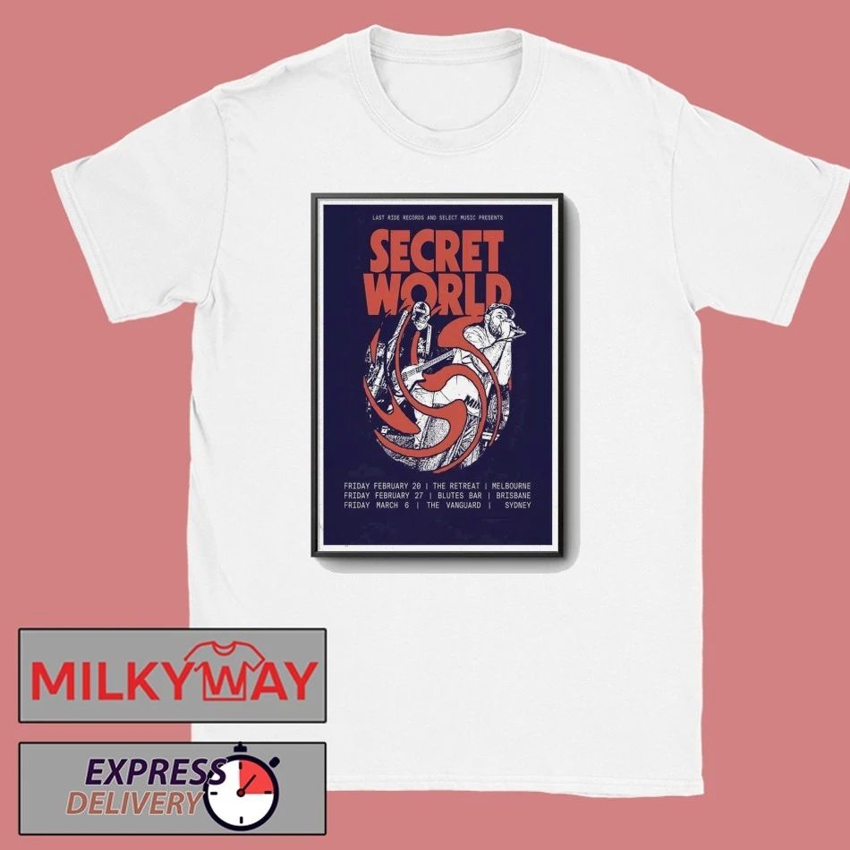 Secret World Australia 2026 Shows Poster shirt