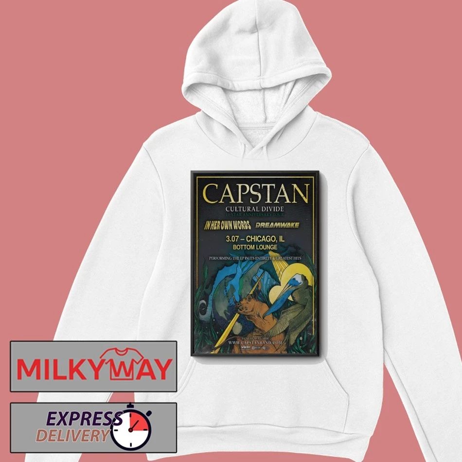 Capstan 3.7.2026 Chicago IL Poster shirt