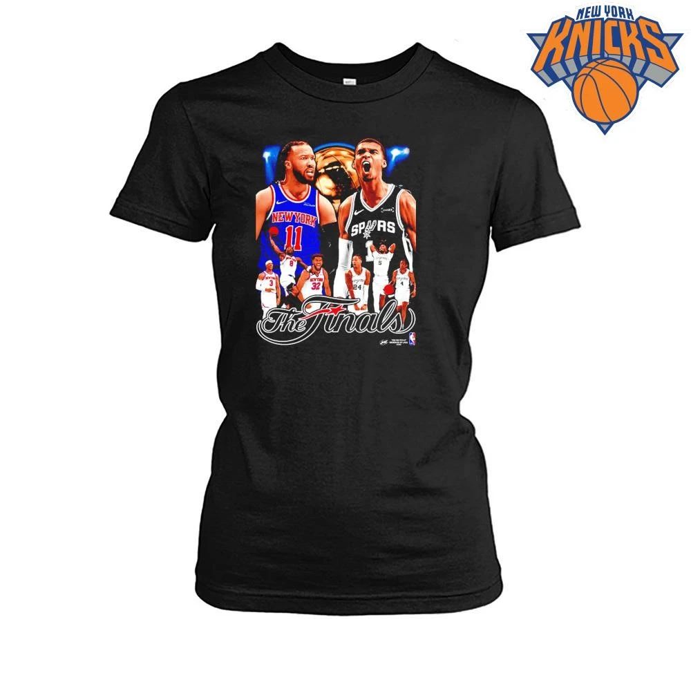 Jalen Brunson Victor Wembanyama New York Knicks San Antonio Spurs The Finals Vintage Matchup NBA Finals 2026 Shirt