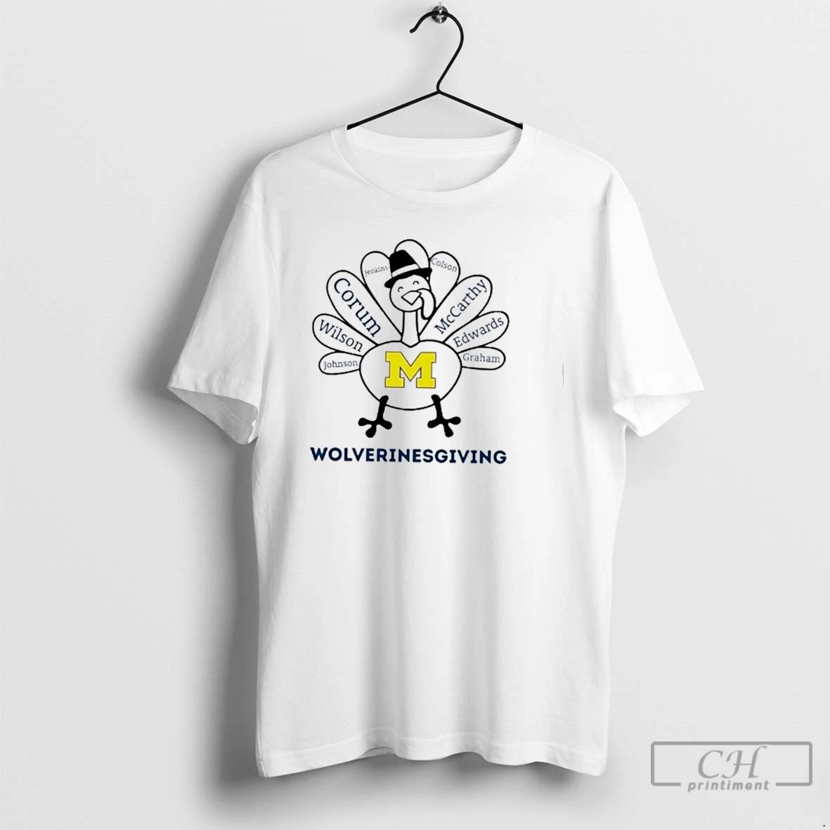 Premium Wolverinesgiving Michigan Wolverines X Thanksgiving T Shirts