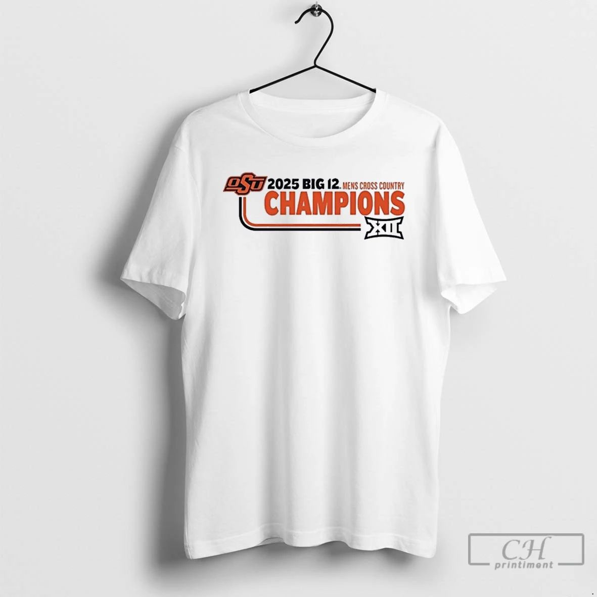 Premium Oklahoma State Cowboys 2025 Big 12 Mens Cross Country Champions T Shirts