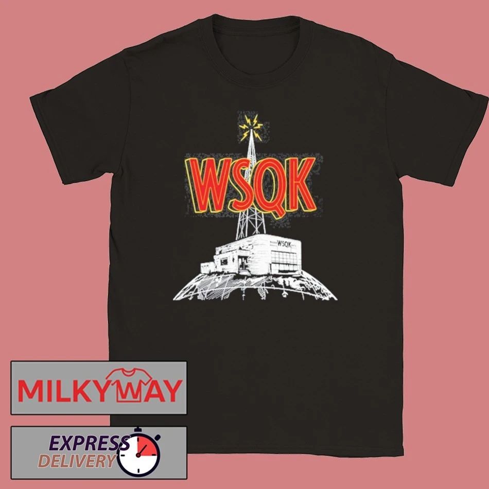 WSQK Logo Black shirt
