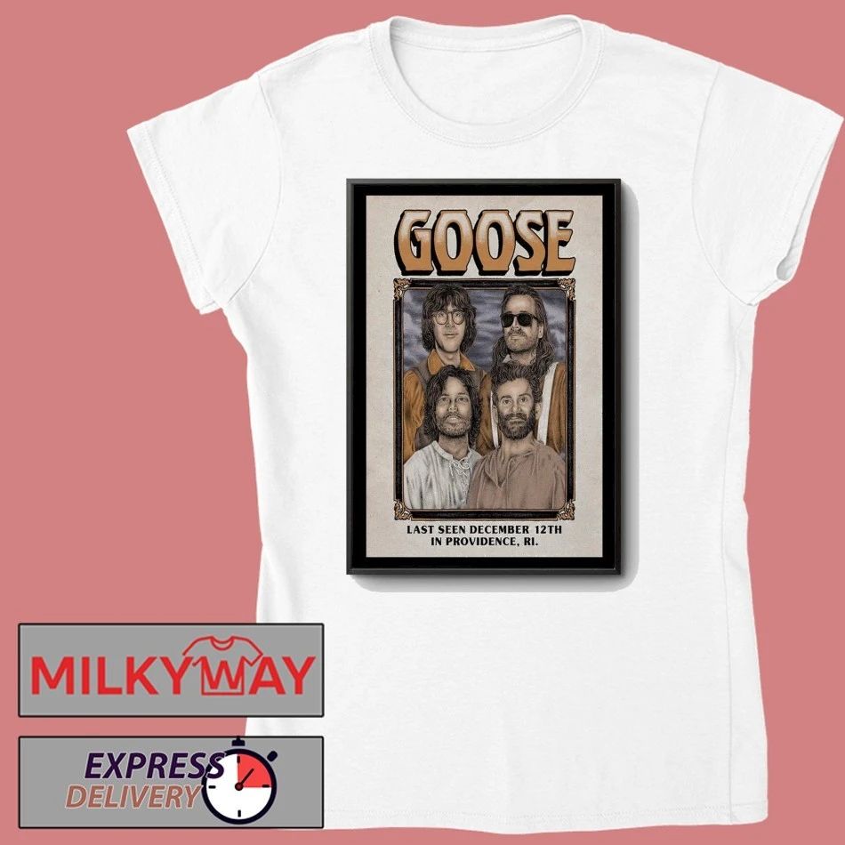 Goose Poster Providence, RI Dec 12, 2025 shirt