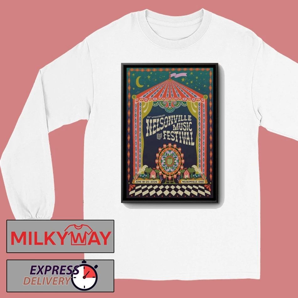 Nelsonville Music Festival Nelsonville OH 6 18-6 20 2026 Poster shirt
