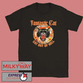 Fantastic Cat Black Tee Cat Out Of Hell shirt