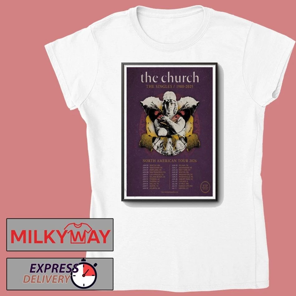 The Church North American Tour 2026 Poster shirt