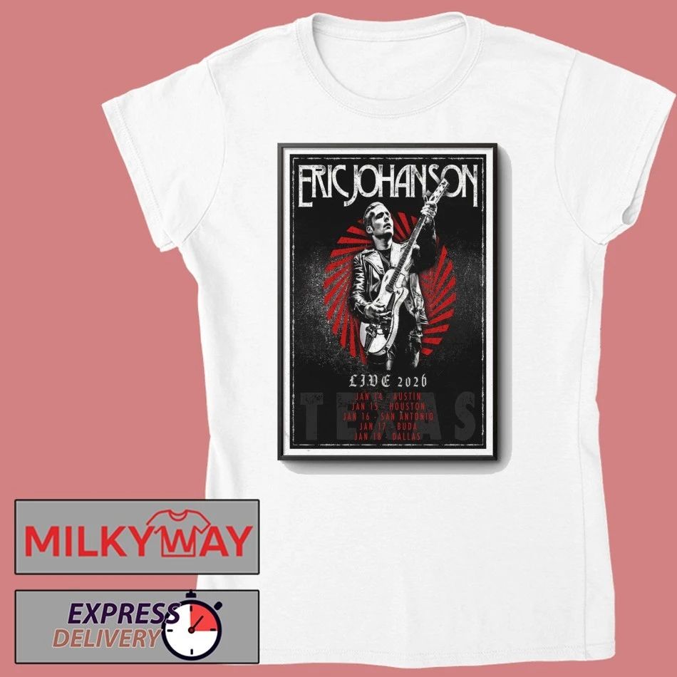 Eric Johanson Tour Jan 2026 Texas Poster shirt