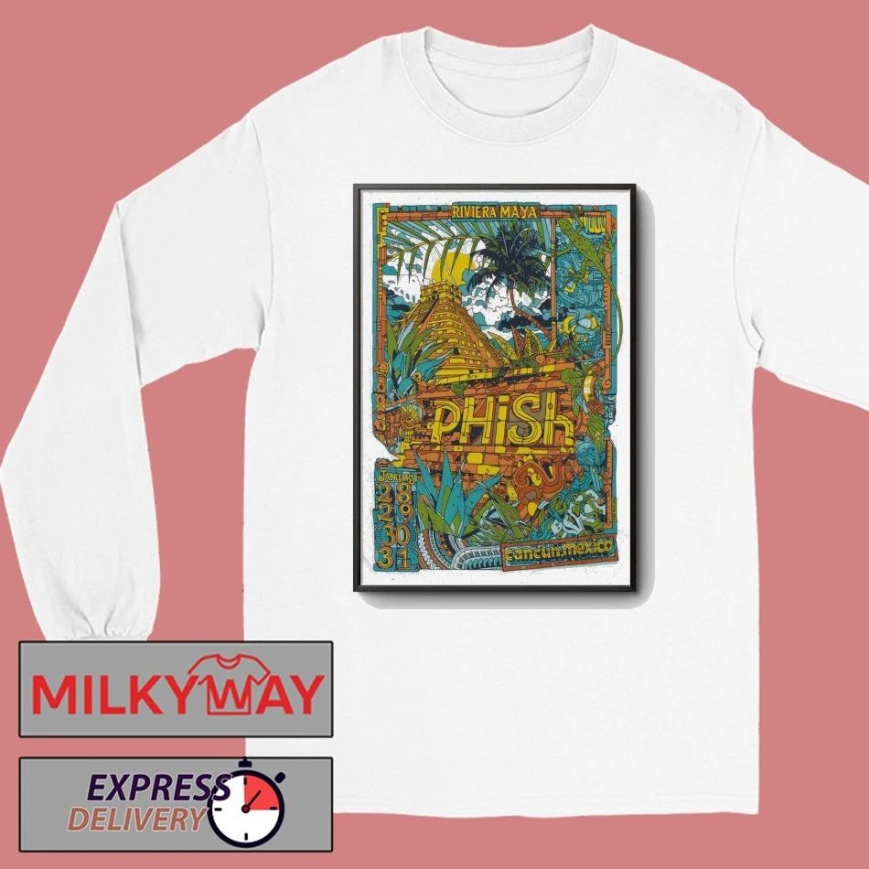 Phish Riviera Maya Mexico 1 28-1 31 2026 Poster shirt