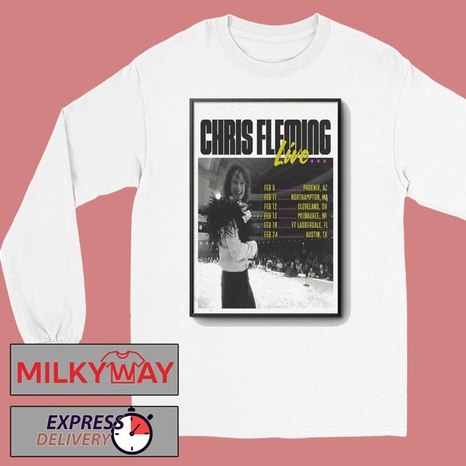 Poster Chris Fleming Feb 2026 Tour shirt