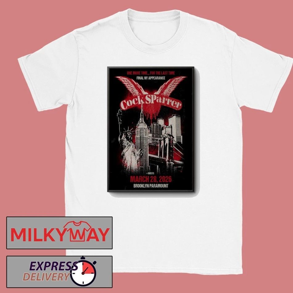 Cock Sparrer Event Brooklyn NY On Mar 28 2026 Poster shirt